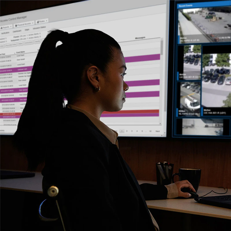 Lokale Avigilon Unity-Gesamtlösung für Video und Zutritt